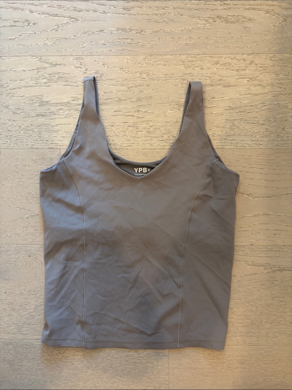 YPB Taupe Scoop-Neck Camisole